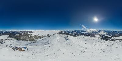 Schwarzseespitze - Bergstation  - Luftaufnahme